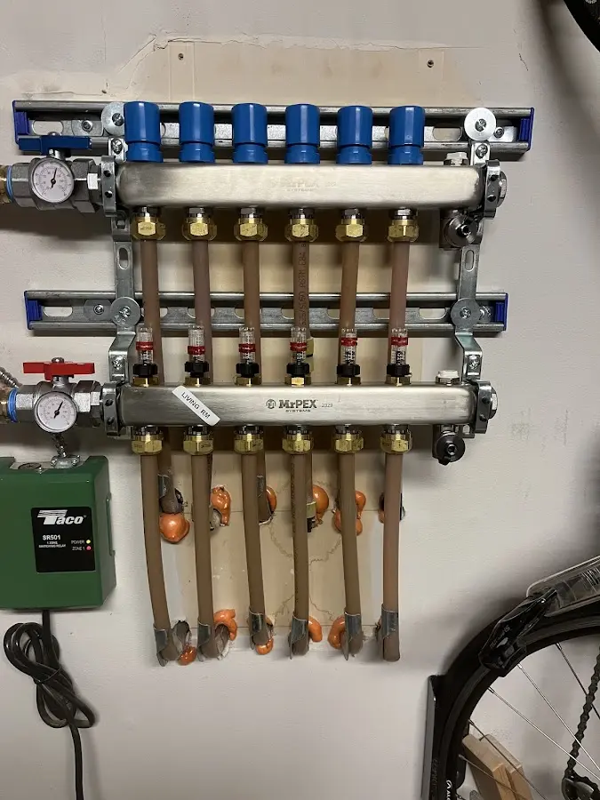 Plumber performing Leak Detection at a residential property in Derry